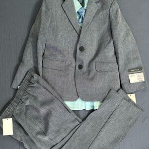 NWT Nautica Little Boys 4-piece Ensemble Suit Set Size 6